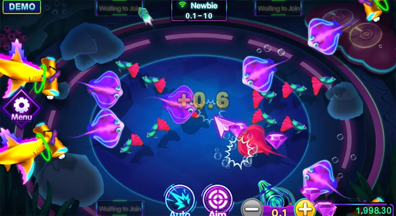 Hiệu ứng nhịp điệu rực rỡ trong game bắn cá Fishing Disco Game bắn cá fishing disco đổi thưởng