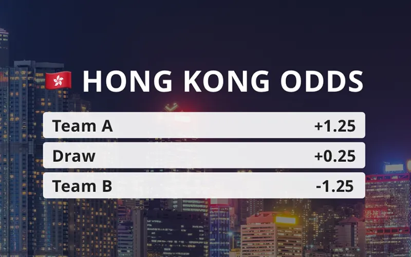 Tỷ lệ kèo cược Hồng KôngAlt: Tỷ lệ cược kèo Hồng Kông là gì